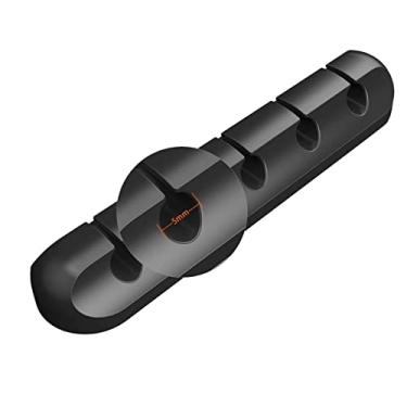 Imagem de Organizador Cabos Pendurador Fios Até 5 Cabos Com Fita Adesi