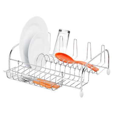 Imagem de Escorredor de Louças para 13 Pratos Utimil em Aço Cromado
