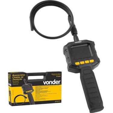 Imagem de Boroscopio Camera de Inspeção Automotiva Profissional 8mm Com Maleta Display LCD Vonder