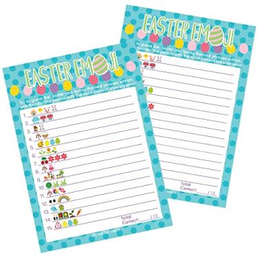 Imagem de Jogo de emoji da festa de Páscoa – 25 jogadores