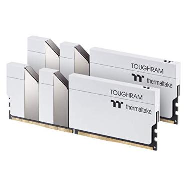 Imagem de Thermaltake TOUGHRAM White DDR4 4400 MHz C19 16 GB (8 GB x 2) Memória Intel XMP 2.0 Pronto com software de monitoramento de desempenho em tempo real R020D408GX2-4400C19A