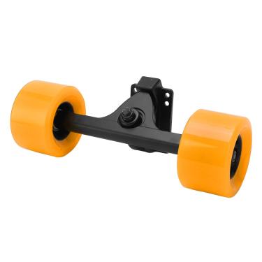 Imagem de Caminhão de skate e rodas, conjunto de caminhão de skate resistente de dureza 82A alta qualidade para skates elétricos (laranja)