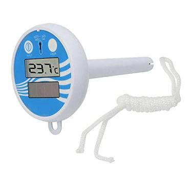 Imagem de Piscina Termômetro Flutuante a Energia Solar Digital de Fácil Leitura Lago Spa