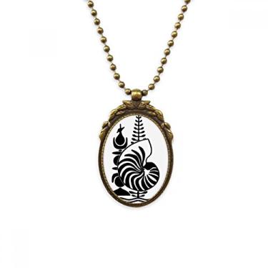 Imagem de DIYthinker Nova Caledônia Nacional Emblema Colar Antigo Pingente Pingente Pingente Pingente de Miçanga