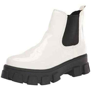 Imagem de Circus NY Bota feminina de cano curto Darielle, Patente branca, 8.5