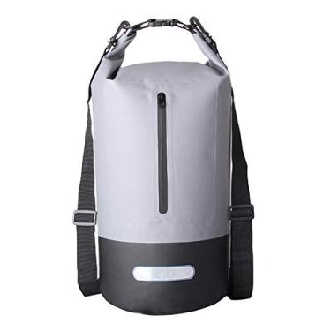 Imagem de Saco impermeável à prova d'água, com cinto de cintura ajustável Saco seco, saco seco leve para natação Praia Objetos de valor Passaporte para celular Câmera de viagem resistente ao desgaste