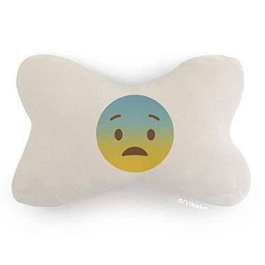 Imagem de DIYthinker Almofada Awkward Yellow Cute Online Happy Car Trim, almofada para decoração de pescoço