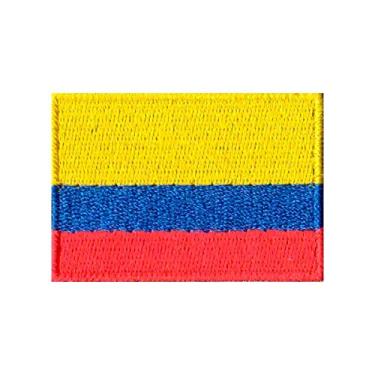 Imagem de Patch Bordado - Bandeira Colombia Pequena BD50202-314 Termocolante Para Aplicar