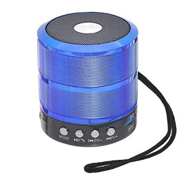Imagem de Caixa De Som Portátil Bluetooth Grasep D-BH887 Mp3 Fm Usb Aux Cor:Azul