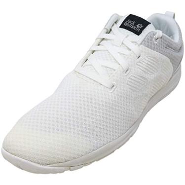 Imagem de Jack Wolfskin Tênis feminino de cano baixo, White Rush, 8,5
