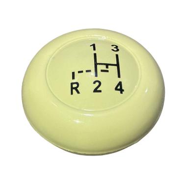 Imagem de Manopla Bola De Câmbio Marfim Fusca Kombi Brasília 12mm