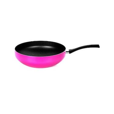 Imagem de Frigideira Wok Multiflon Color com Revestimento Ultra 7 Rosa - 28 cm