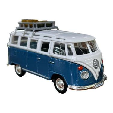 Imagem de Miniatura Volkswagen Kombi Weekenders Azul Maisto 1:43