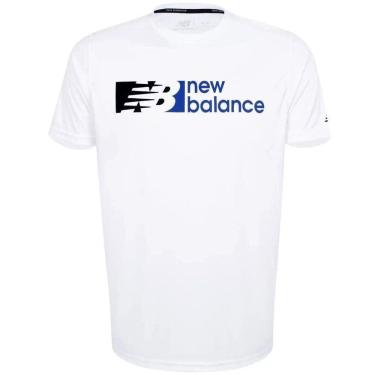 Imagem de Camiseta New Balance Tenacity Graphic Masculina - Branco
