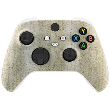 Imagem de eXtremeRate Replacement Shell for Xbox Series X & S Controller - Unleash Your Style - Pine Wood Grain Custom Acessories Front Housing Cover for Xbox Core Controller Wireless