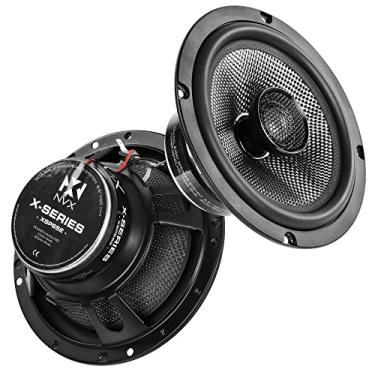 Imagem de NVX XSP652 600W Pico (200W RMS) 6,5" X-Series 2-Way Coaxial Alto-falantes com cones de fibra de carbono e 2,5 cm Silk Dome Tweeters (par)
