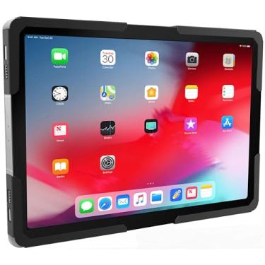 Imagem de Mount-It! Suporte de parede universal para tablet, suporte antifurto para iPad, gabinete para tablets de tela de 9,7 a 13 polegadas, quiosque de montagem na parede embutida, design de aço durável,
