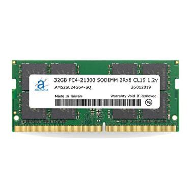 Imagem de Adamanta 32 GB (1 x 32 GB) DDR4 2666 MHz (2933 MHz ou 3200 MHz) PC4-21300 SODIMM 2Rx8 CL19 1,2 V Notebook não ECC sem buffer atualização de memória RAM