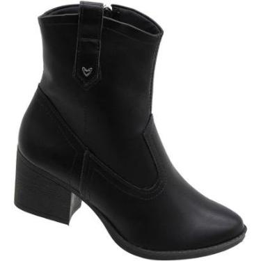 Imagem de Bota Texana Médio Médio Mississipi Salto Grosso Feminina-Feminino