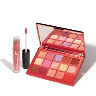 Imagem de Combo Make Camaleoa: Paleta de Sombras 12g + Batom Líquido Rosetali 4ml