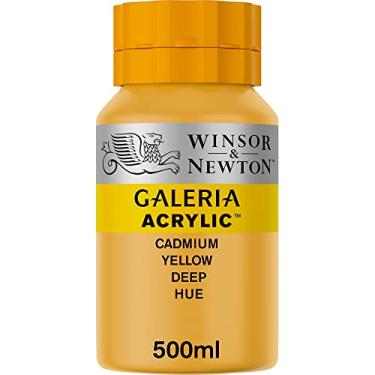Imagem de Tinta Acrílica Winsor & Newton Galeria 500ml 115 Cadminum Yellow Deep Hue, 2150115