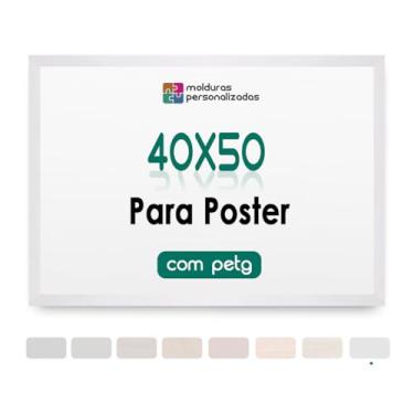 Imagem de Moldura quadro 40x50 cm Para Foto Pôster Imagem com PETG