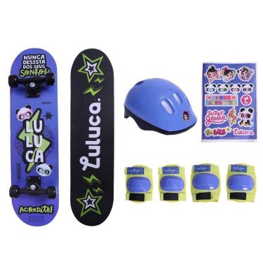 Imagem de Luluca Skate Com Acessórios Nunca Desista - Fun Divirta-se