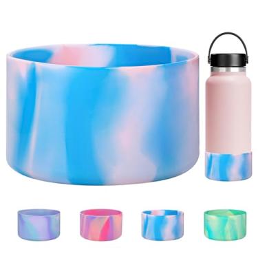 Imagem de HEYSKAY Capa protetora de silicone para bota Stanley Quencher Adventure 1,2 l 850 g Tumbler & IceFlow 590 ml, compatível com garrafa de água Hydro Flask de 340 a 680 g