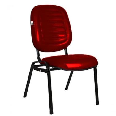 Imagem de Cadeira Empilhável Para Igrejas Evangélicas Linha Holy Vermelho