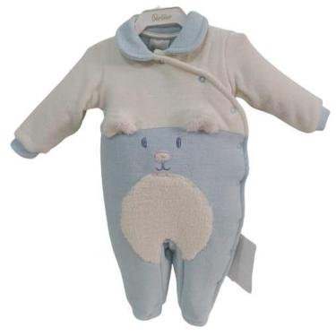 Imagem de Macacão Longo Soft Buckle Bebê Menino Inverno Paraiso 13136 - Azul claro - GG ( 9 - 12 MESES )-Masculino