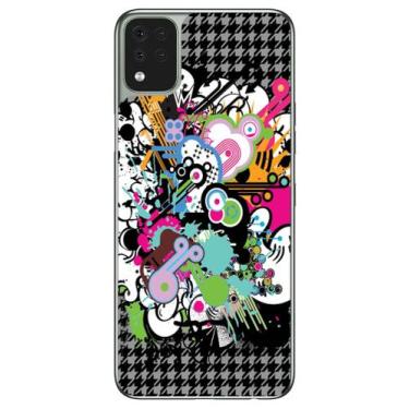 Imagem de Capa Adesivo Skin022 Verso Para Lg K52 LMK420 - KawaSkin