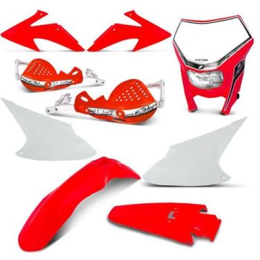 Imagem de Kit Peças Plástico Crf 230 2008/14 - Pro tork, VERMELHO, Único