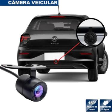 Imagem de Câmera Veicular Traseira Ré E Frontal Universal Entrada Rca - KNUP