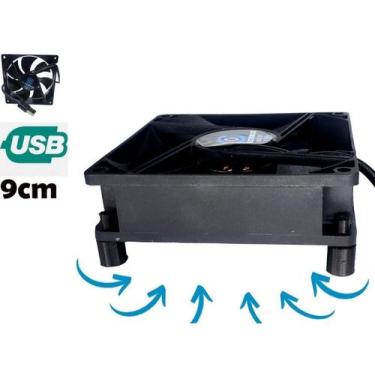 Imagem de Cooler Ventoinha Usb Para Resfriamento 9Cm - S.A Eletronicos