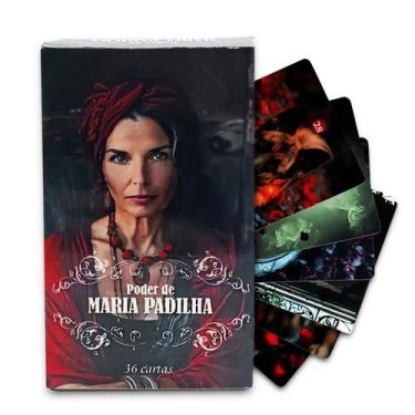 Imagem de Tarô Maria Padilha com 36 Cartas Completa Ajuda Espiritual - Flash