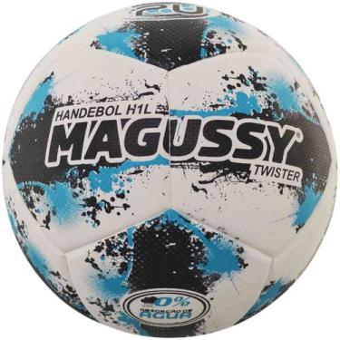 Imagem de Bola Magussy Twister Handebol H1L, Único, Branco