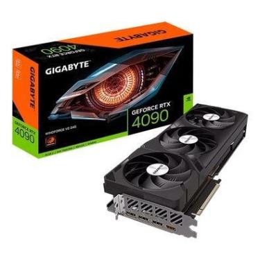 Imagem de Placa De Vídeo Gigabyte RTX 4090 Windforce V2N NVIDIA GeForce 24GB, GDDR6X, 384-Bit - GV-N4090WF3V2-24GD