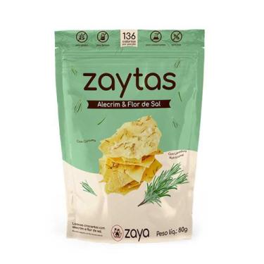 Imagem de Lascas Zaytas com Alecrim e Flor de Sal Zaya 80g