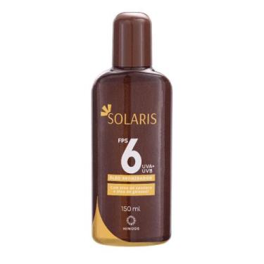 Imagem de Óleo Bronzeador FPS 6 Uva E Uvb Solaris 150ml - Hinode
