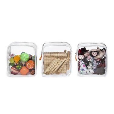 Imagem de Trio Mini Box de Organizadores de Brinquedos - Momis Petit, Branco