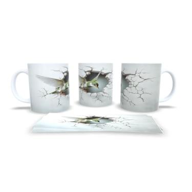 Imagem de Caneca Branca de Porcelana Personalizadas Arte em 3D Animais (Mod.2)