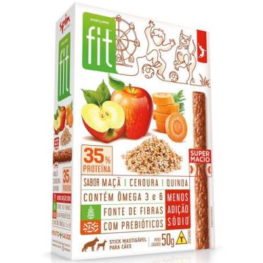Imagem de Petisco Gourmet Fit para Cães Sabor Maçã, Cenoura e Quinoa 50g - SPIN 