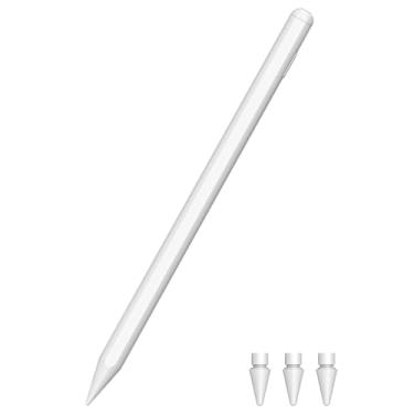Imagem de Pencil Pro para iPad 2018-2024, Pad Pencil profissional com carregamento rápido e rejeição da palma e sensibilidade de tlit, caneta Stylus para estudantes atualizada para iPad 6-10, Air 3-5/M2, Mini