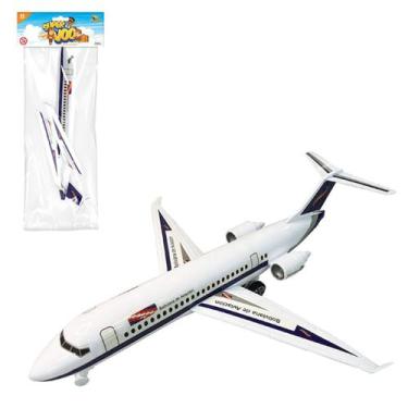 Imagem de Avião Super Voo com Luz e Som 6 Pçs 38cm - Art Brink