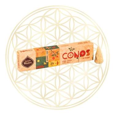 Imagem de Incenso Sagrada Madre Linha Cone, Ambar e Laranja