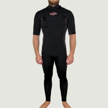 Imagem de Long John Billabong Absolute Full Gbs 2/2Mm Chest Zip Manga Curta, GG,