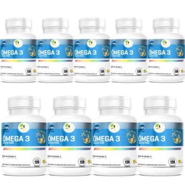 Imagem de KIT C/9 Ômega 3 EPA DHA IFOS 120 Cáps 1000mg  Fits Life - Floral Ervas