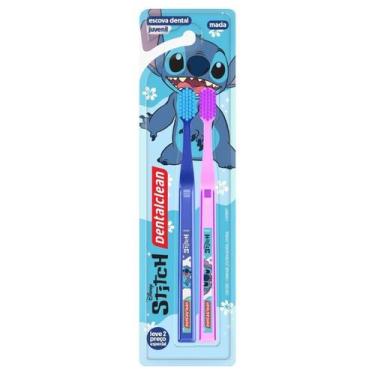 Imagem de Kit 2 Escovas Dental Juvenil Stitch - Dentalclean