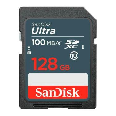 Imagem de Cartao de Memoria SD C10 Sandisk Secure Digital 100MB/s - SDSDUNR-128G