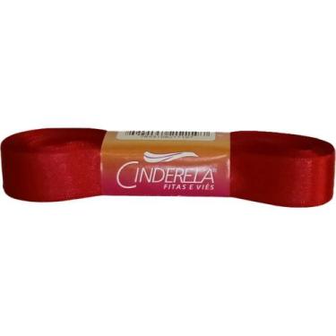 Imagem de Fita de Cetim 15MM 10M. Vermelho - Cinderela